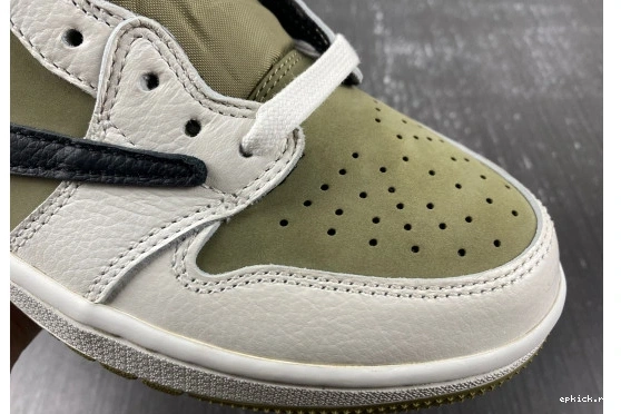 Rep EP Travis Neutral Low 1 Golf Jordan Scott Retro Olive FZ3124-200 0519